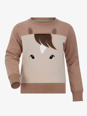 LM Mini Pony Sweatshirt, Stone