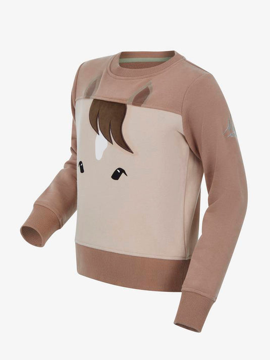 SS24 LM Mini Pony Sweatshirt, Stone