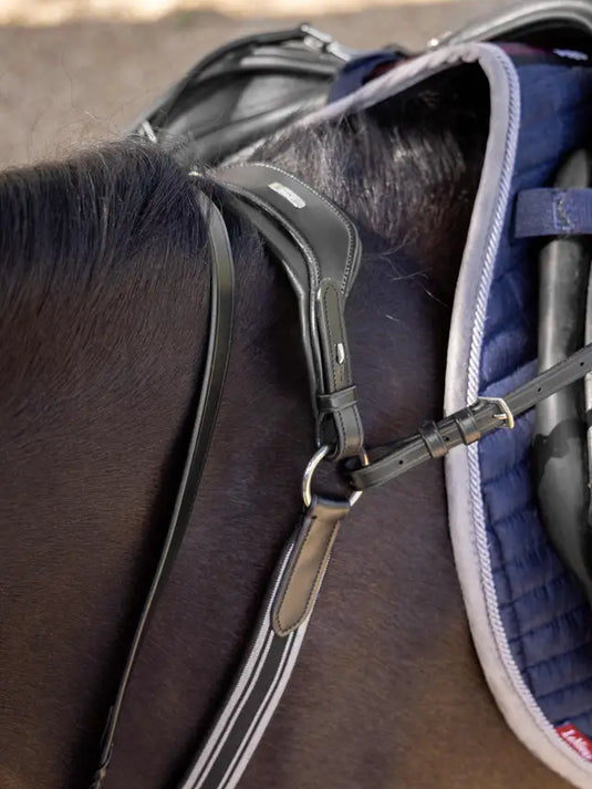 LM(F) CORE Arika Elasticated Breastplate Black/Silver