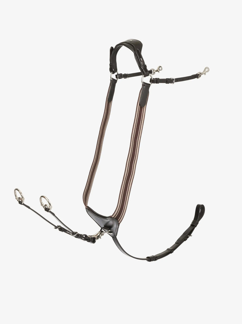 Indlæs billede i Gallery Viewer, LM(F) CORE Arika Elasticated Breastplate Havana/Silver
