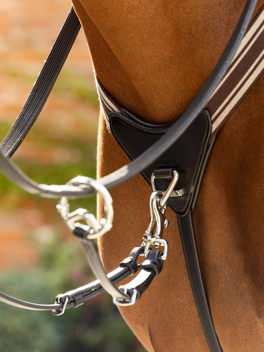 LM(F) CORE Arika Elasticated Breastplate Brown/Silver