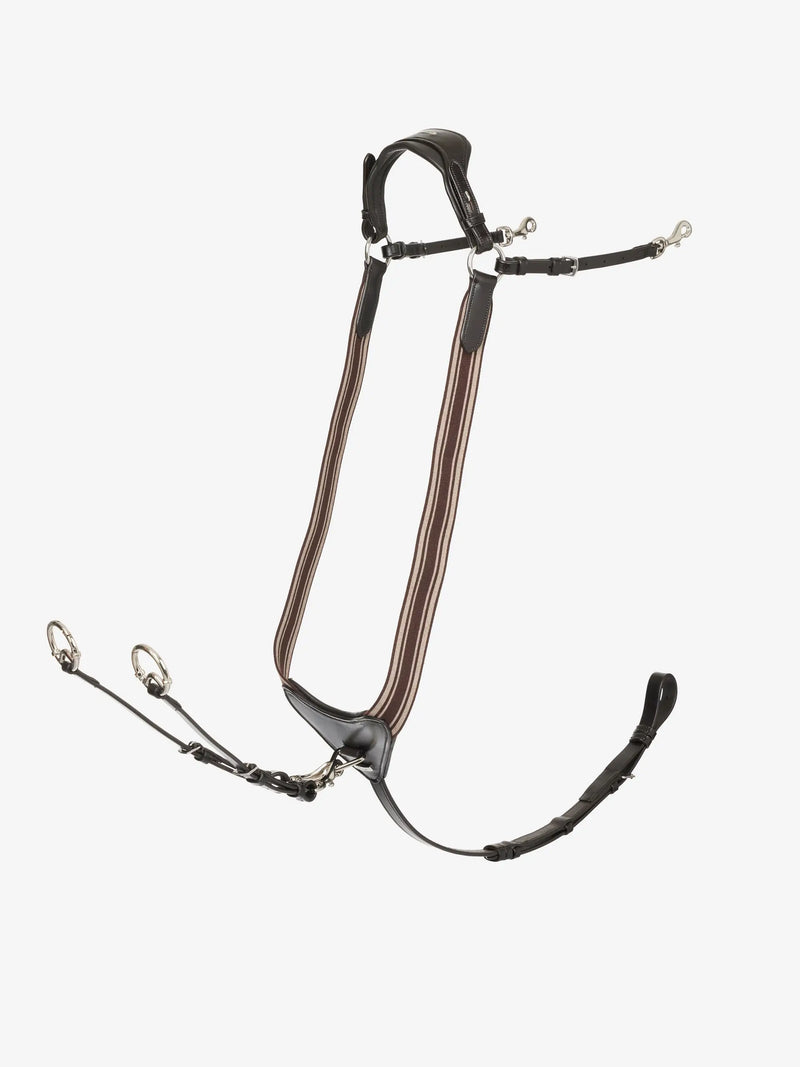 Indlæs billede i Gallery Viewer, LM(F) CORE Arika Elasticated Breastplate Brown/Silver
