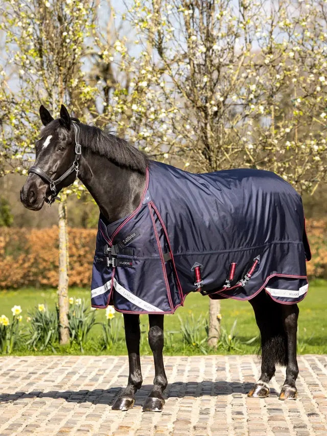Indlæs billede i Gallery Viewer, LM(F) Kudos Thermo Layer Turnout Rug 100g Navy
