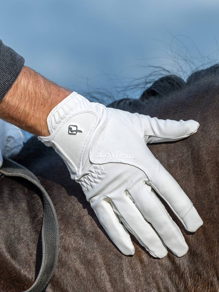 Indlæs billede i Gallery Viewer, LeMieux Close Contact Glove White
