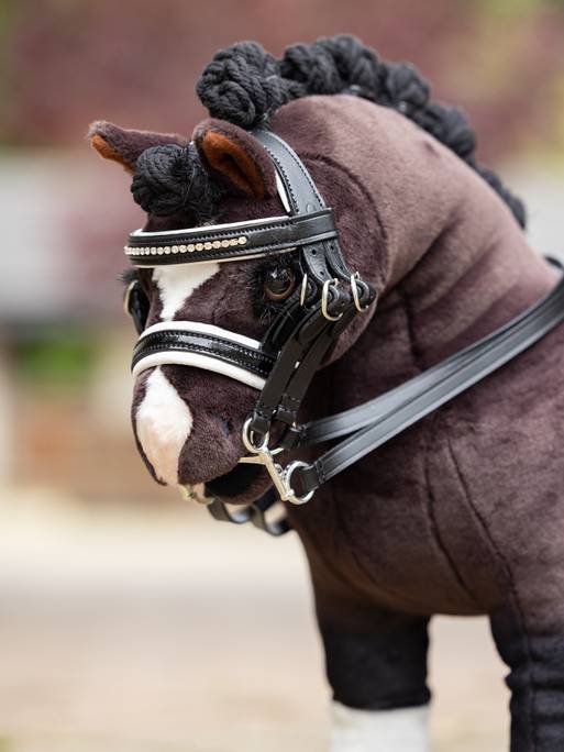 Indlæs billede i Gallery Viewer, LM Toy Pony Double Bridle Black
