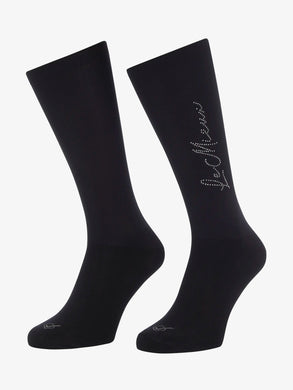 LM Sparkle Competition Socks Black