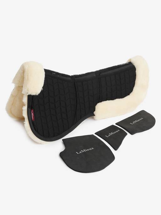 LM Merino+ ProSorb 3 Pocket Half Pad Black/Natural