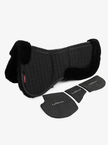 LM Merino+ ProSorb 3 Pocket Half Pad Black/Black