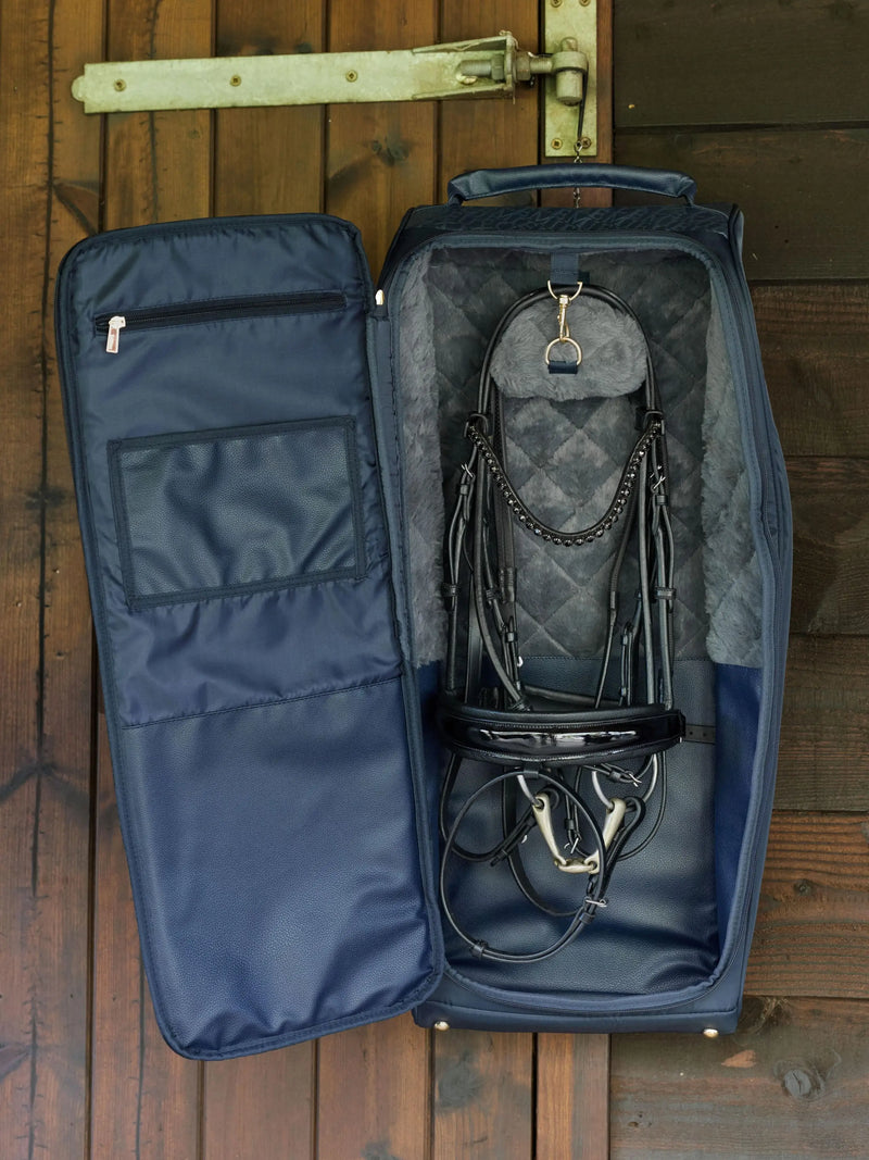 Indlæs billede i Gallery Viewer, LM Luxe Bridle Bag, Navy
