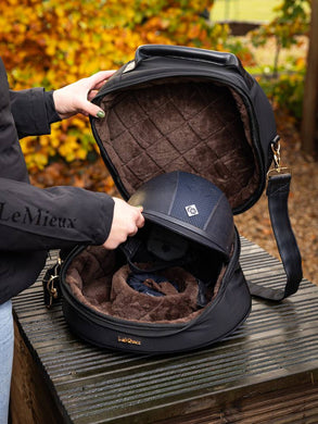 LM Luxe Hat Box, Sort