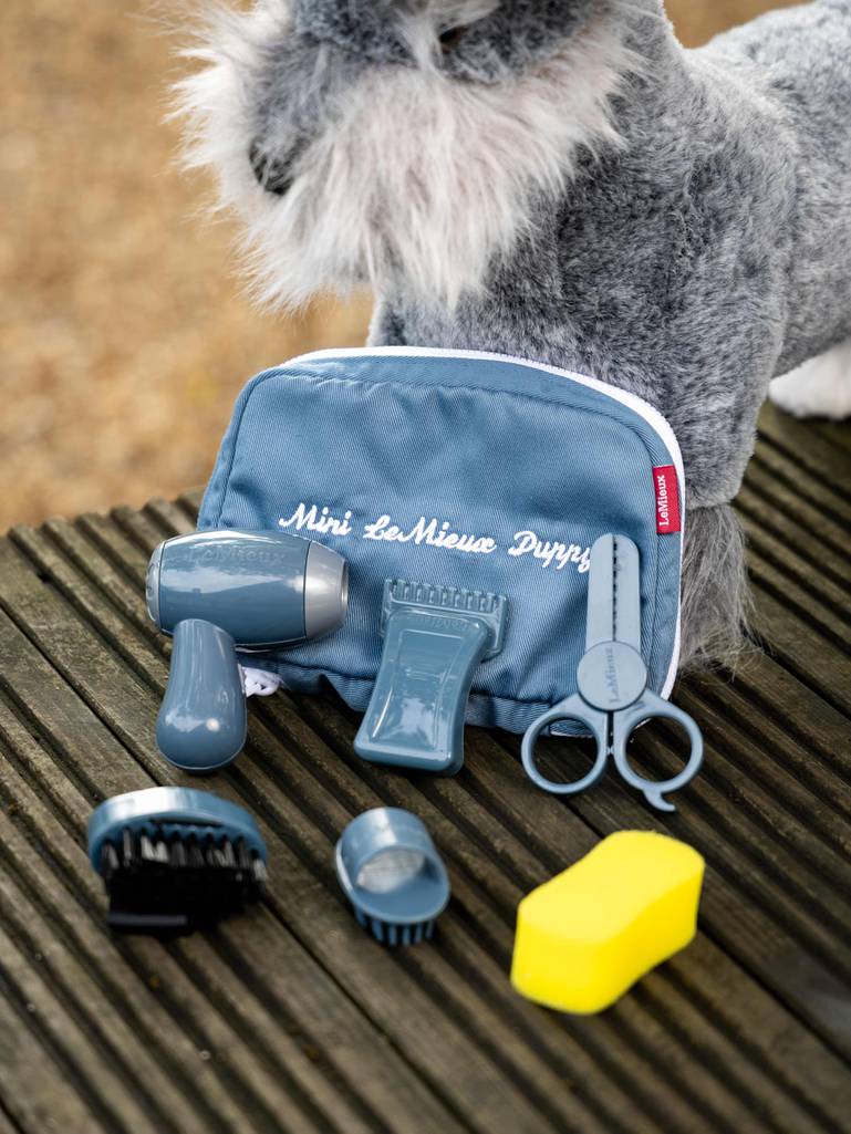 Indlæs billede i Gallery Viewer, LM Toy Puppy Grooming Kit Ice Blue
