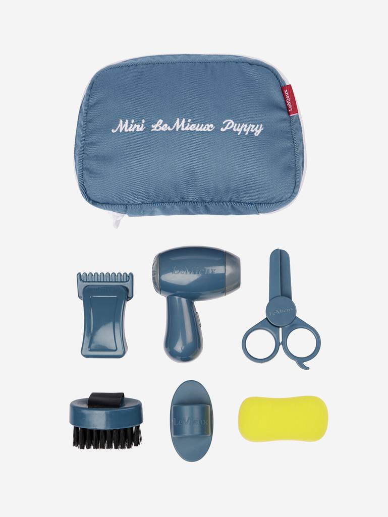 Indlæs billede i Gallery Viewer, LM Toy Puppy Grooming Kit Ice Blue
