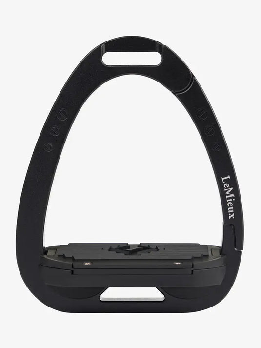 LM(F) CORE Junior Vector Balance Stirrup Black