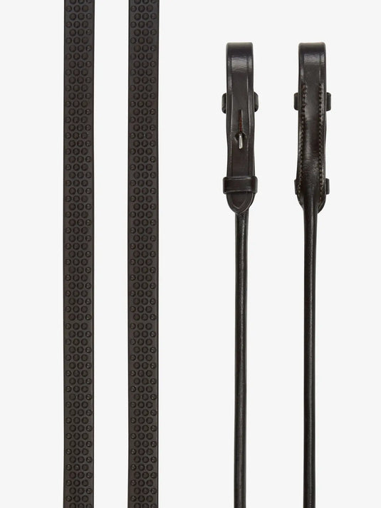 LM(F) CORE Rolled Reins Brown/Silver