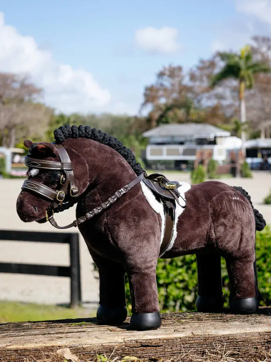 LM CORE Toy Pony Hunter Saddle Pad & Girth Brown