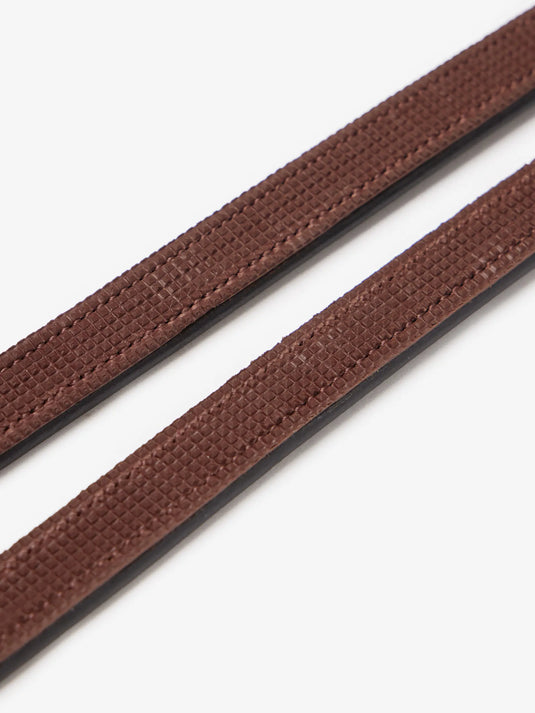 LM(F) CORE Hunter Half Lined Curb Rein Havana/Silver