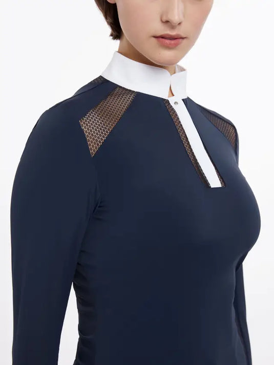 LM(F) CORE Camille Long Sleeve Show Shirt Navy