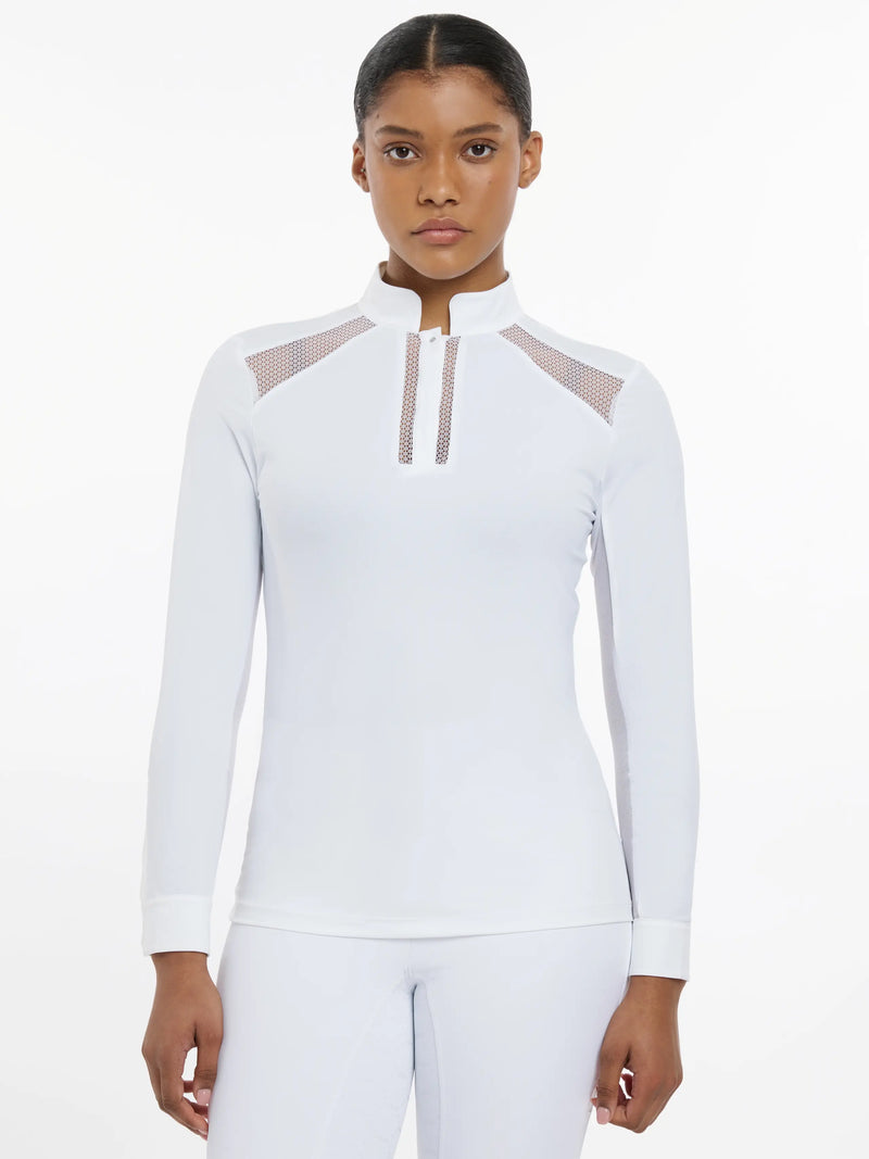 Indlæs billede i Gallery Viewer, LM(F) CORE Camille Long Sleeve Show Shirt White
