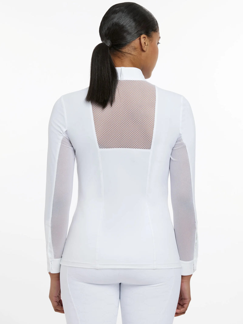 Indlæs billede i Gallery Viewer, LM(F) CORE Camille Long Sleeve Show Shirt White
