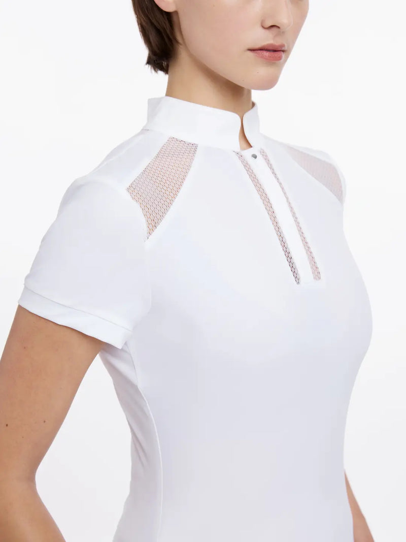 Indlæs billede i Gallery Viewer, LM(F) CORE Camille Short Sleeve Show Shirt White
