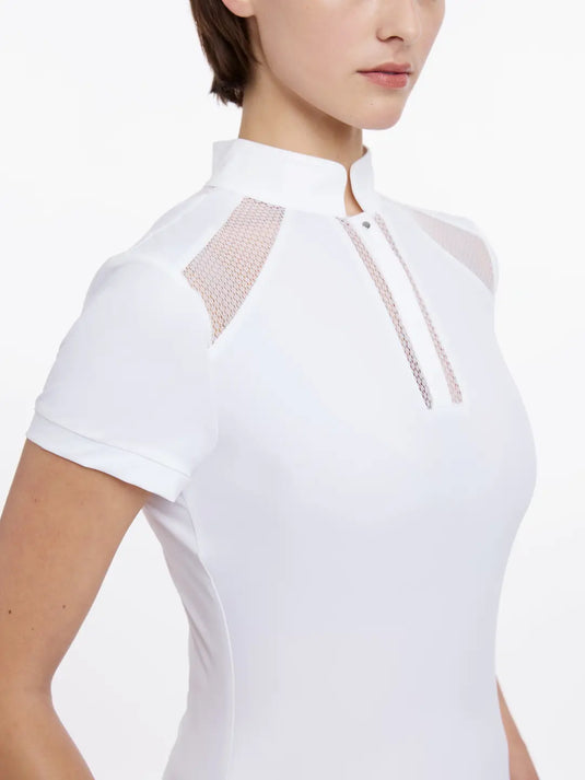 LM(F) CORE Camille Short Sleeve Show Shirt White