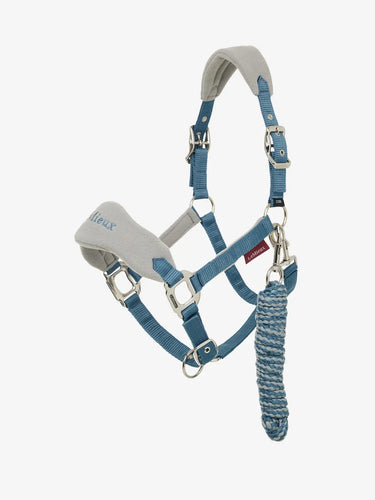 LM Vogue Headcollar  & Leadrope Ice Blue