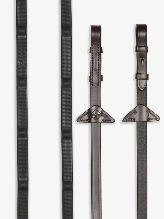 LM(F) Ergo Grip Reins, Sort