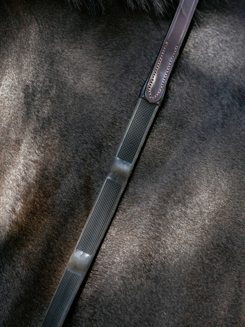 Indlæs billede i Gallery Viewer, LM(F) CORE Ergo Grip Rubber Reins Brown
