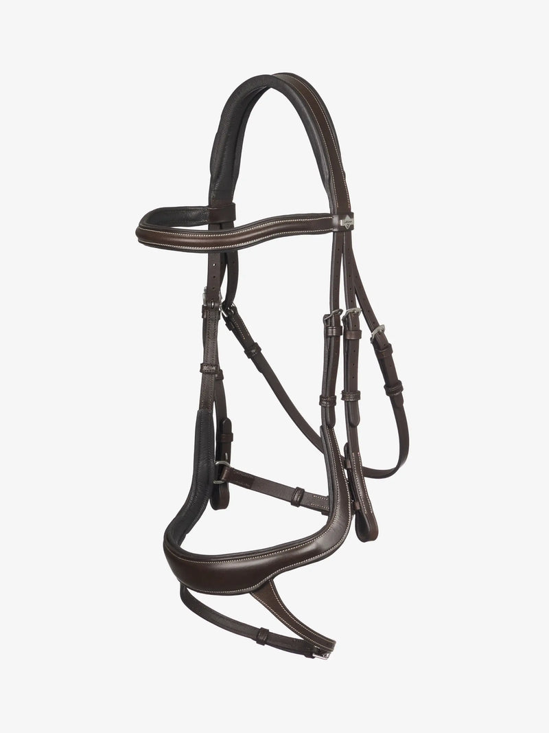 Indlæs billede i Gallery Viewer, LM(F) Arika Split Noseband Bridle Brown
