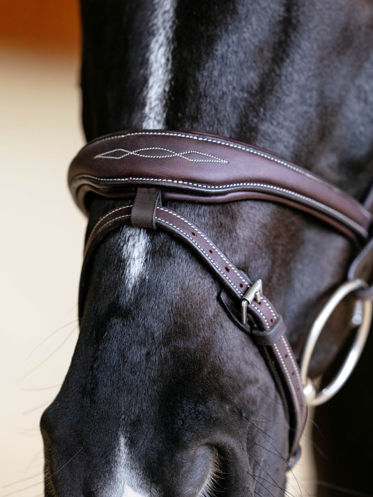 LM(F) CORE Kudos Contour Flash Bridle Brown