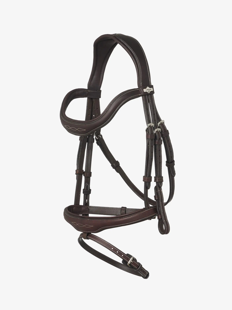 Indlæs billede i Gallery Viewer, LM(F) CORE Kudos Contour Flash Bridle Brown
