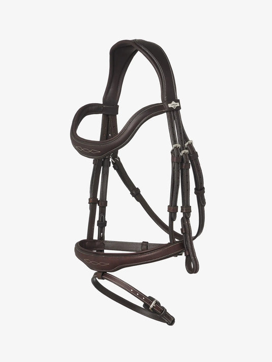 LM(F) CORE Kudos Contour Flash Bridle Brown