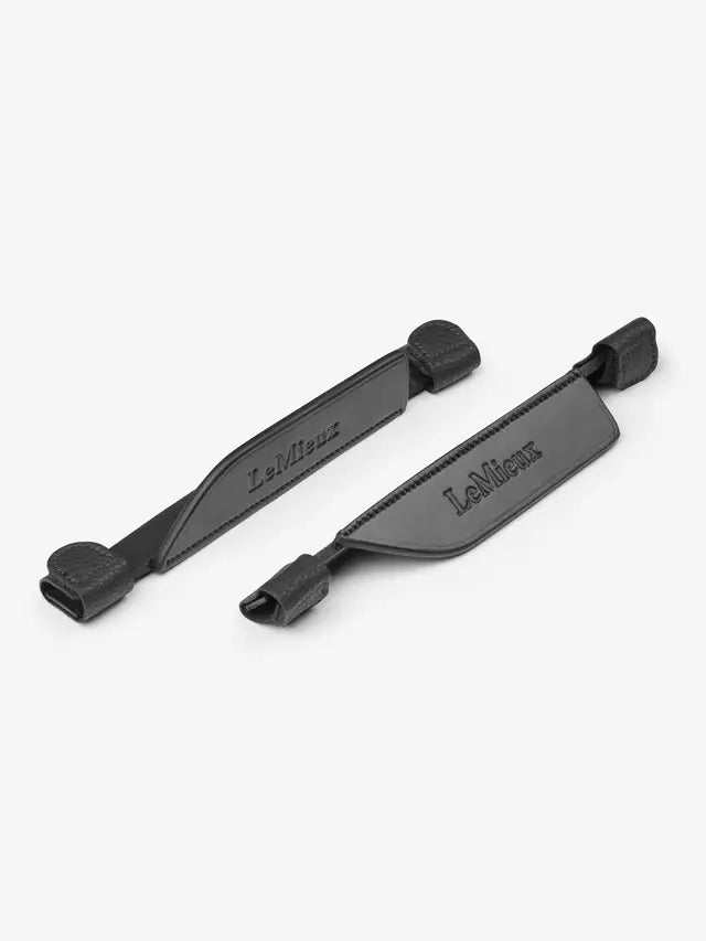 Indlæs billede i Gallery Viewer, LM(F) Leather Bridle Blinkers Black
