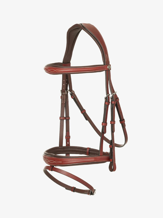 LM(F) CORE Kudos Competition Flash Bridle, Chestnut