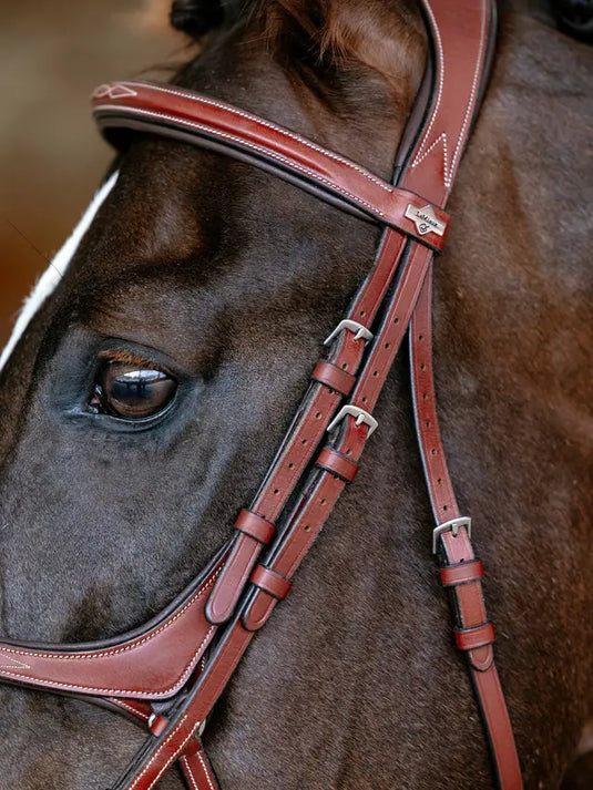 LM(F) CORE Kudos Grackle Bridle, Chestnut