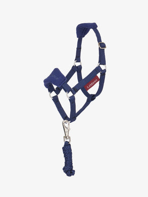 LM Hobby Horse Vogue Headcollar & Leadrope INKBLUE