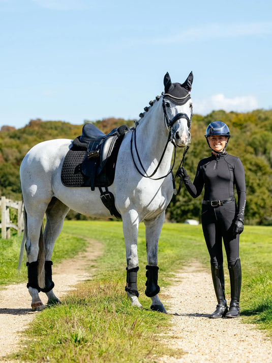 LM CORE Suede Dressage Square Black