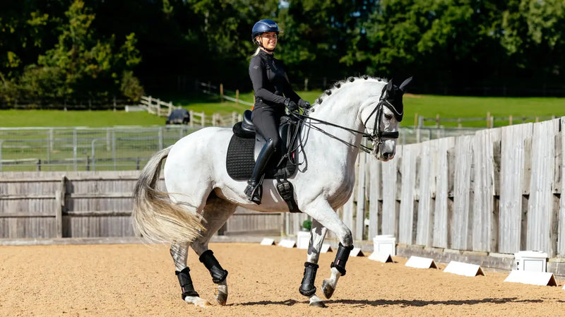 Indlæs billede i Gallery Viewer, LM CORE Suede Dressage Square Black

