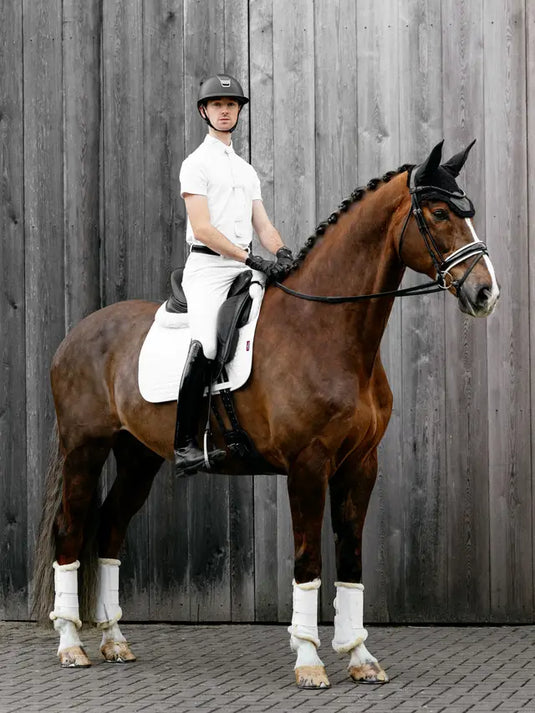 LM CORE Suede Dressage Square White