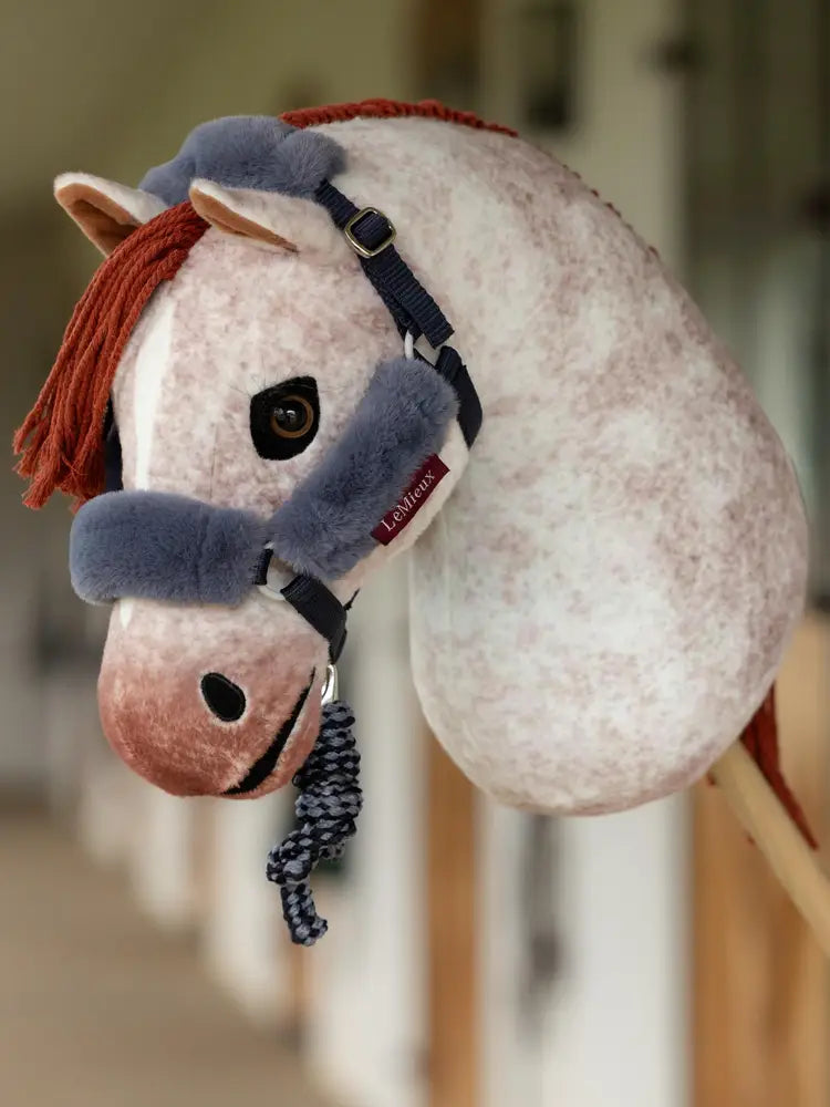Indlæs billede i Gallery Viewer, SS26 Hobby Horse Comfort Headcollar &amp; Leadrope Navy
