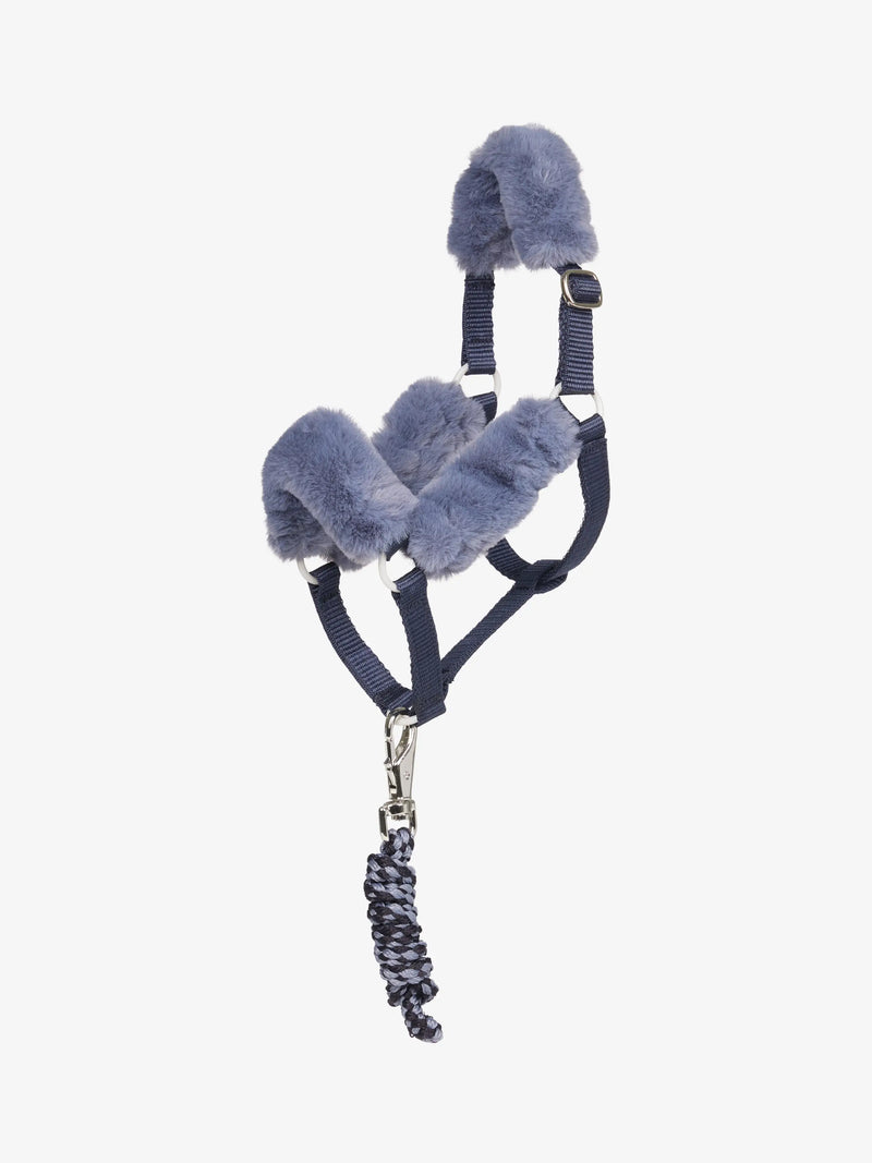 Indlæs billede i Gallery Viewer, SS26 Hobby Horse Comfort Headcollar &amp; Leadrope Navy
