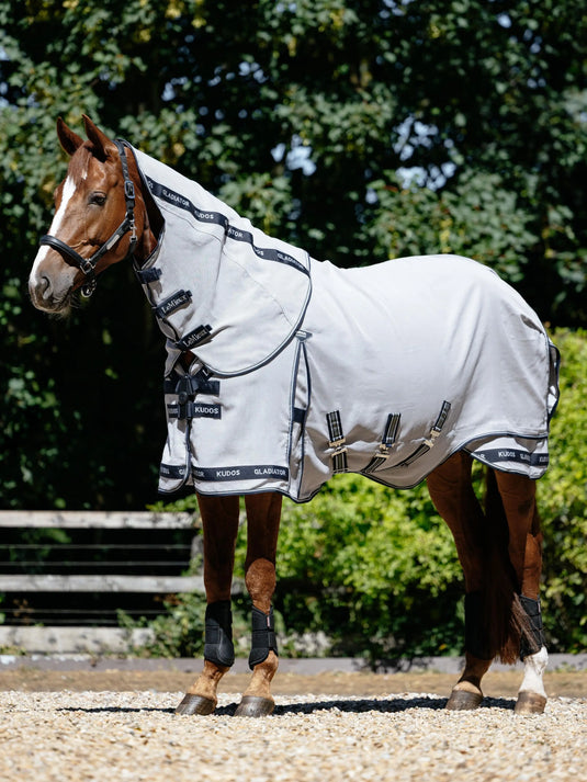 LM Kudos Gladiator Fly Rug Grey