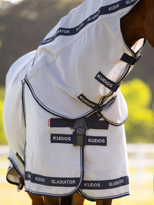 LM Kudos Gladiator Fly Rug Grey