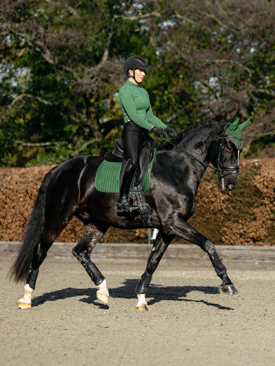 LM CORE Suede Dressage Squares Huntergreen