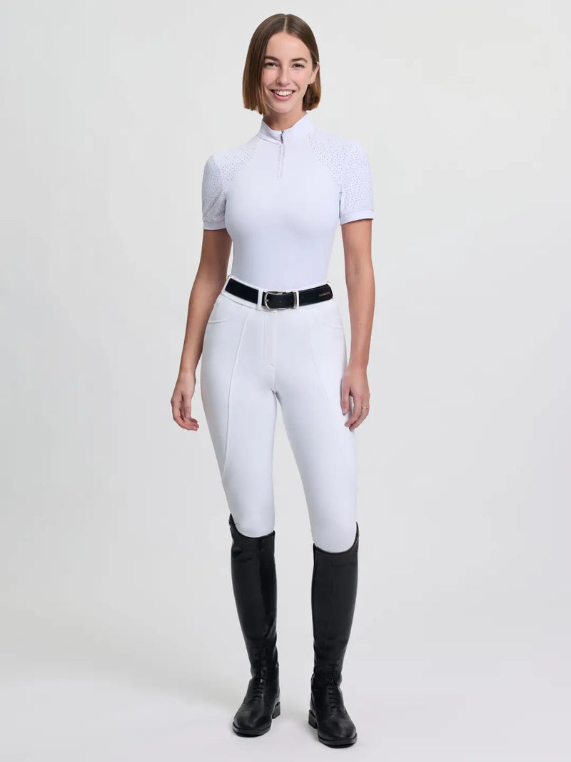 Indlæs billede i Gallery Viewer, LM Brilliance Verity Short Sleeve Show Shirt White
