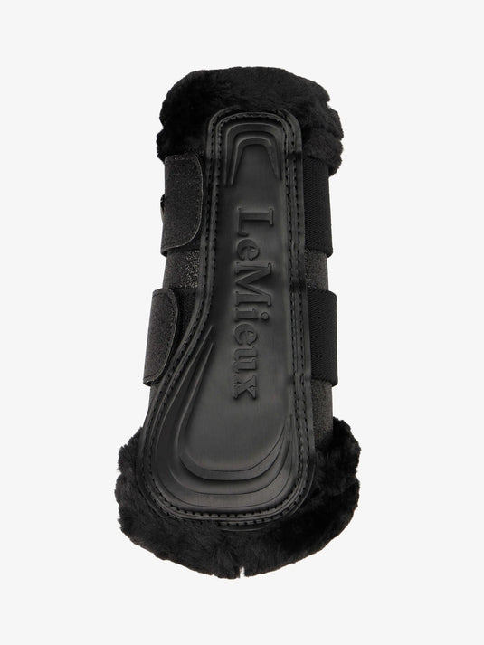 LM Brilliance Fleece Edged Brushing Boot Black