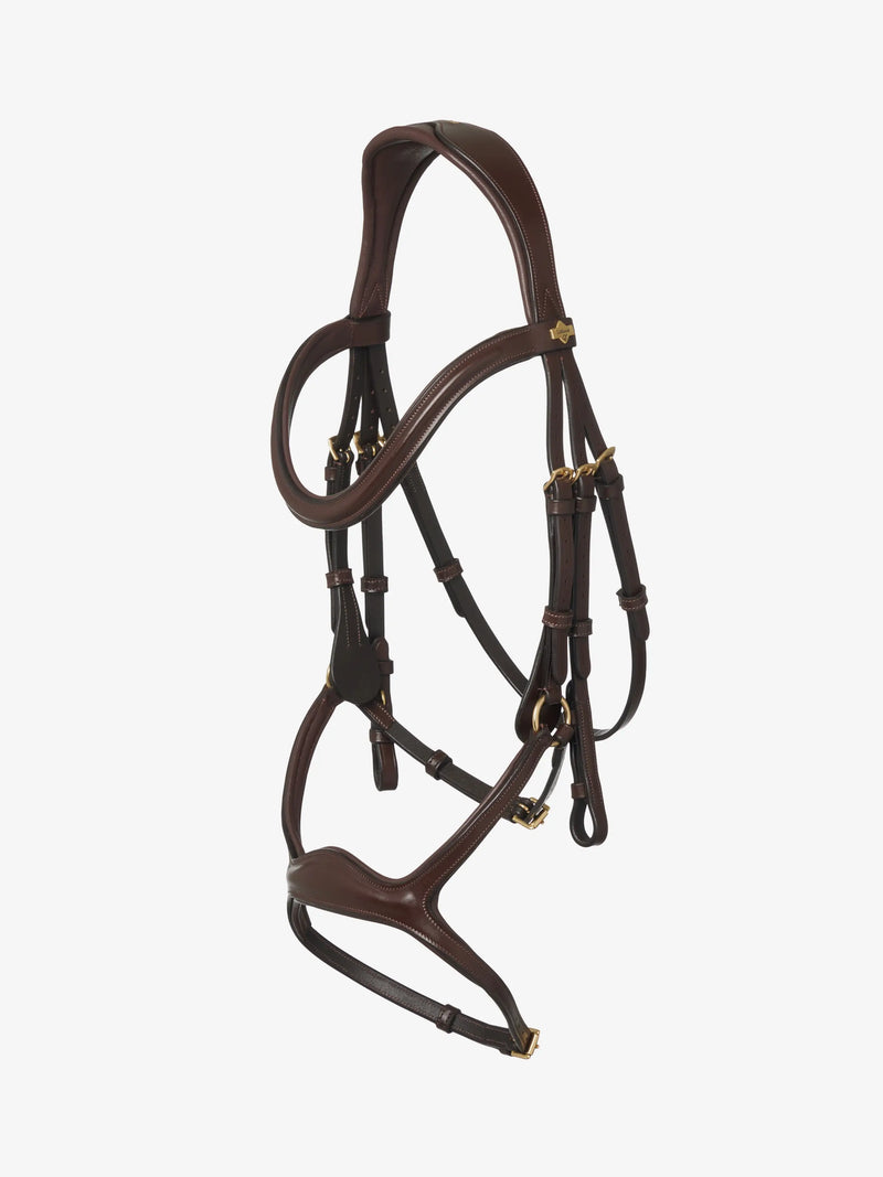Indlæs billede i Gallery Viewer, LM Kudos Sport Bridle, Havanna-Brass
