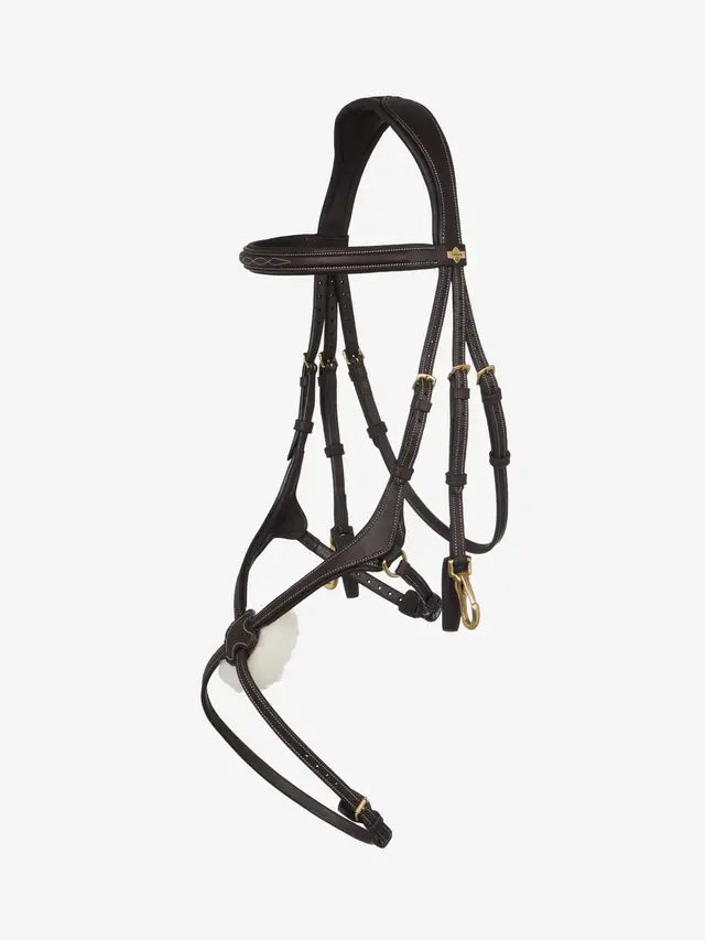 Indlæs billede i Gallery Viewer, LM(F) CORE Kudos Grackle Work Bridle Brown
