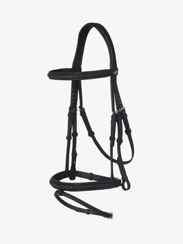 Indlæs billede i Gallery Viewer, LM(F) CORE Arika Classique Flash Bridle Black
