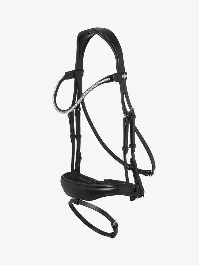 Indlæs billede i Gallery Viewer, LM(F) CORE Kudos Anatomic Dressage Bridle Black
